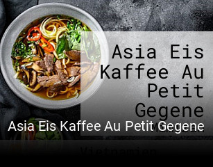 Asia Eis Kaffee Au Petit Gegene