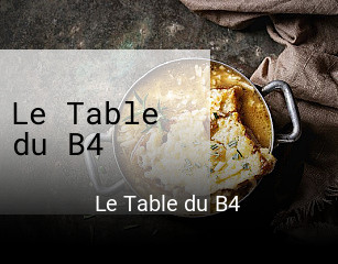 Le Table du B4