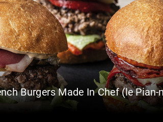 French Burgers Made In Chef (le Pian-medoc)