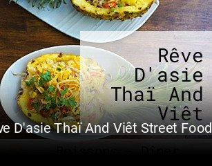 Rêve D'asie Thaï And Viêt Street Foods Le Barp