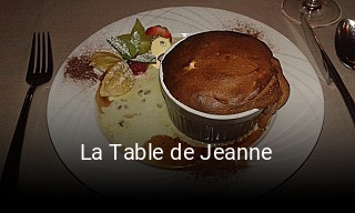 La Table de Jeanne