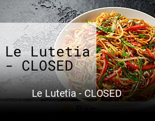 Le Lutetia - CLOSED