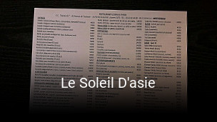 Le Soleil D'asie