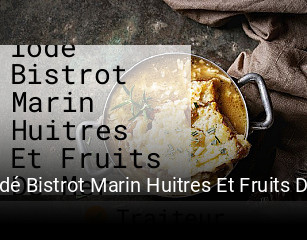 Iodé Bistrot Marin Huitres Et Fruits De Mer