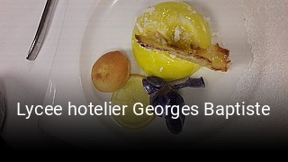 Lycee hotelier Georges Baptiste