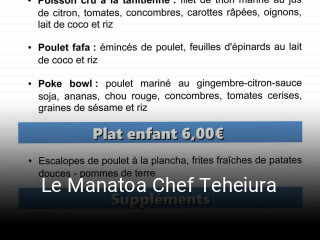 Le Manatoa Chef Teheiura