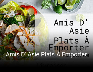 Amis D' Asie Plats À Emporter