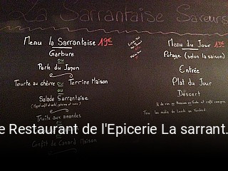 Le Restaurant de l'Epicerie La sarrantaise