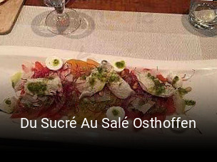 Du Sucré Au Salé Osthoffen