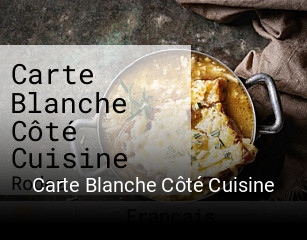 Carte Blanche Côté Cuisine