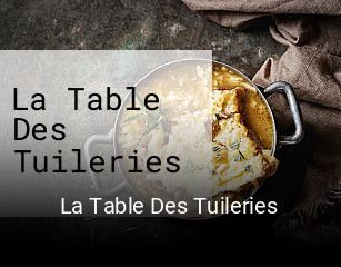 La Table Des Tuileries