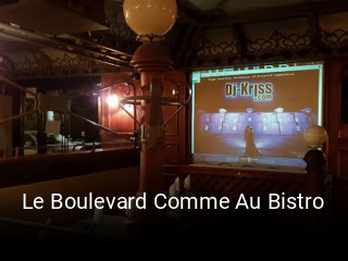 Le Boulevard Comme Au Bistro