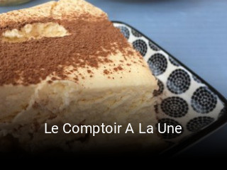 Le Comptoir A La Une