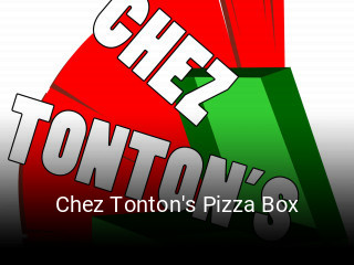 Chez Tonton's Pizza Box