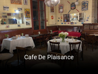 Cafe De Plaisance