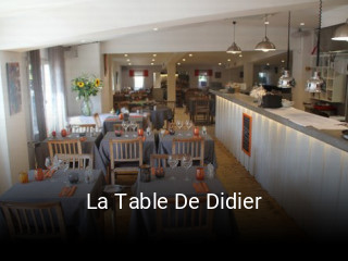 La Table De Didier