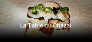 La Table du Chazal